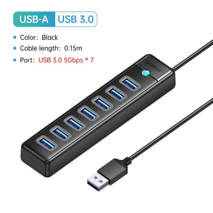 USB HUB 7ports Splitter