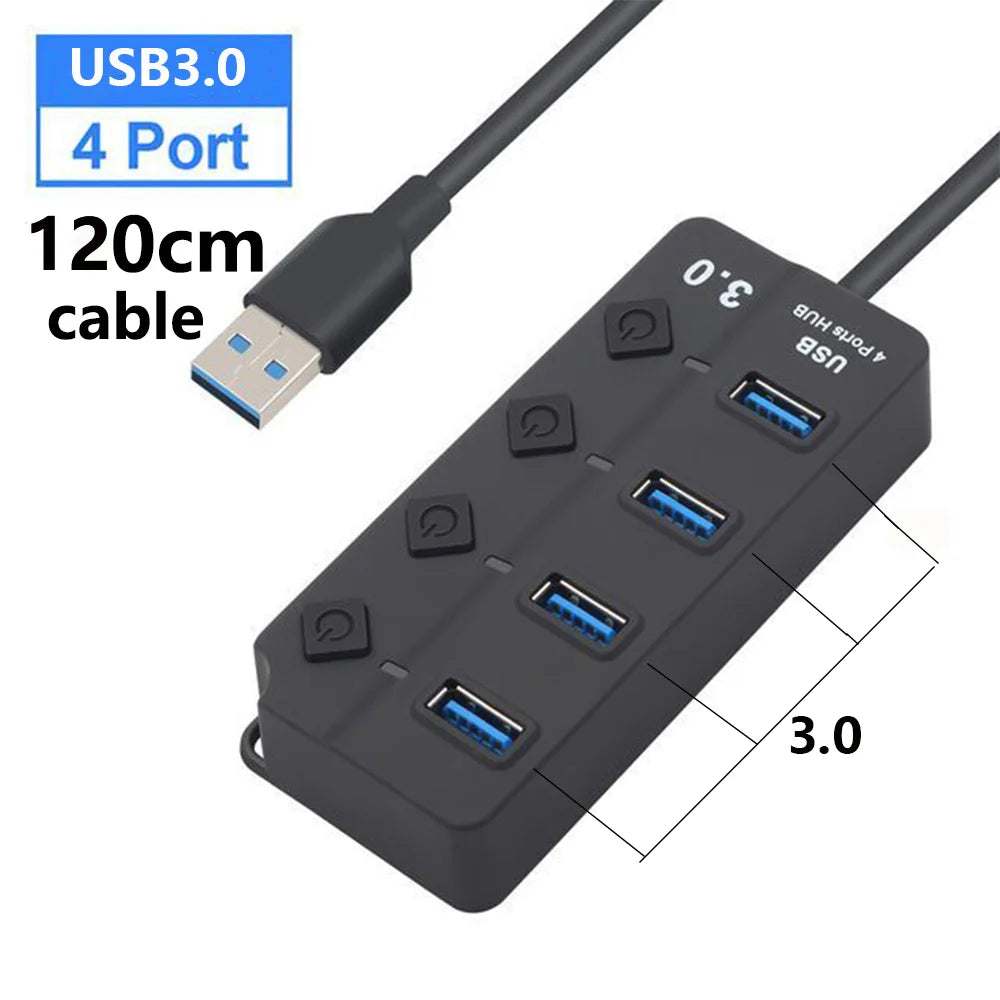 USB High Speed Splitter 7 Port