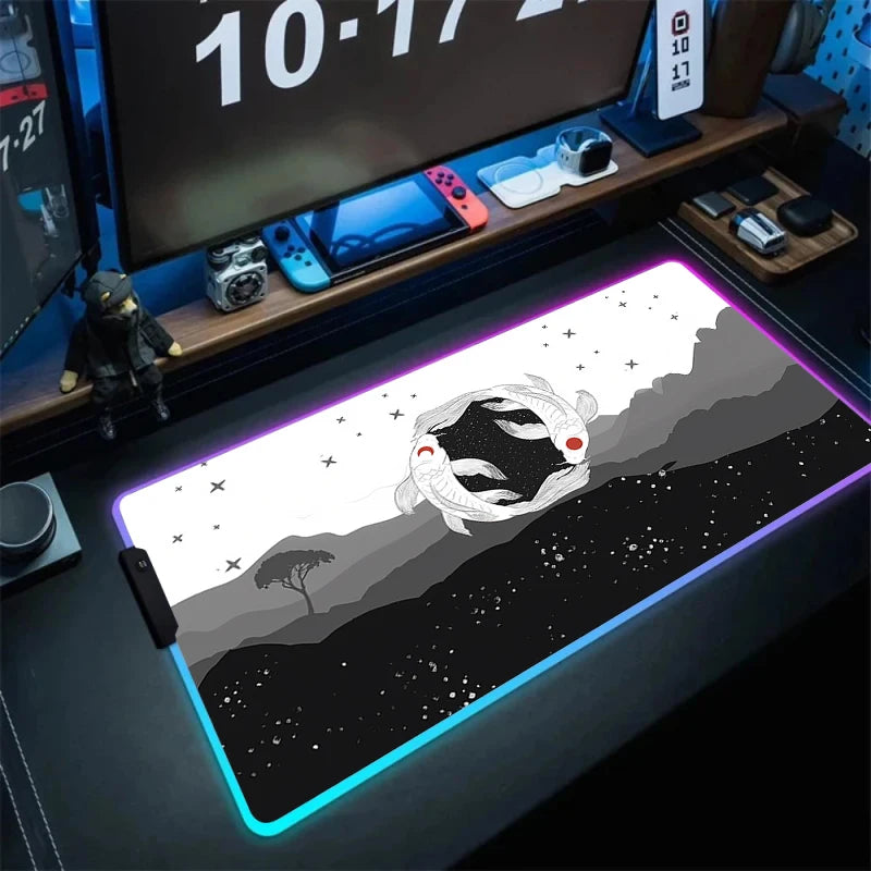 Backlight Fish MOUSEPAD