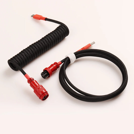 GX16 Coiled Cable